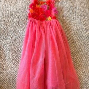 Boden Pink Floral Kids Dress